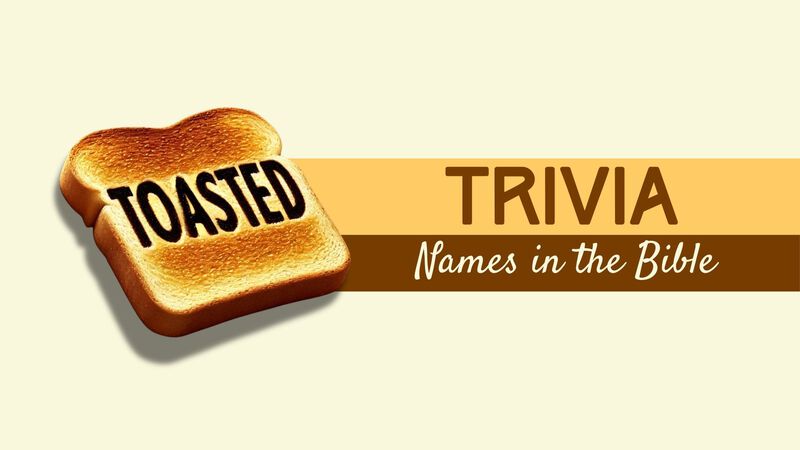 Toasted "Names of the Bible'